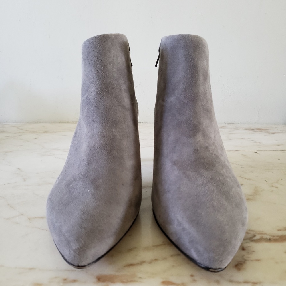 Clarks Grey Suede Boots Size 7.5